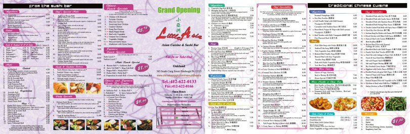 I can get Japanese, Chinese, and Thai food all in one place?